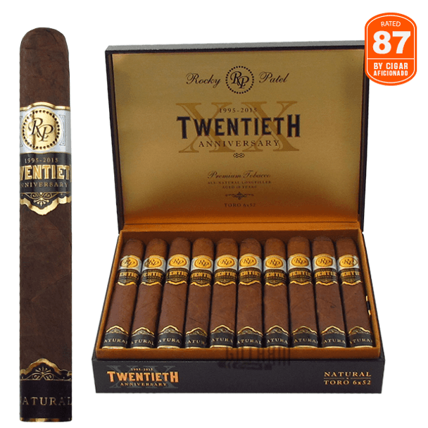 Rocky Patel 20th Anniversary Toro  Box and Stick