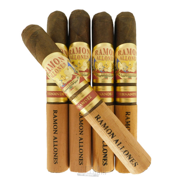 AJ Fernandez Ramon Allones Habano Robusto 5 pack with stick