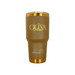 Oliva Brown & Gold Tumbler