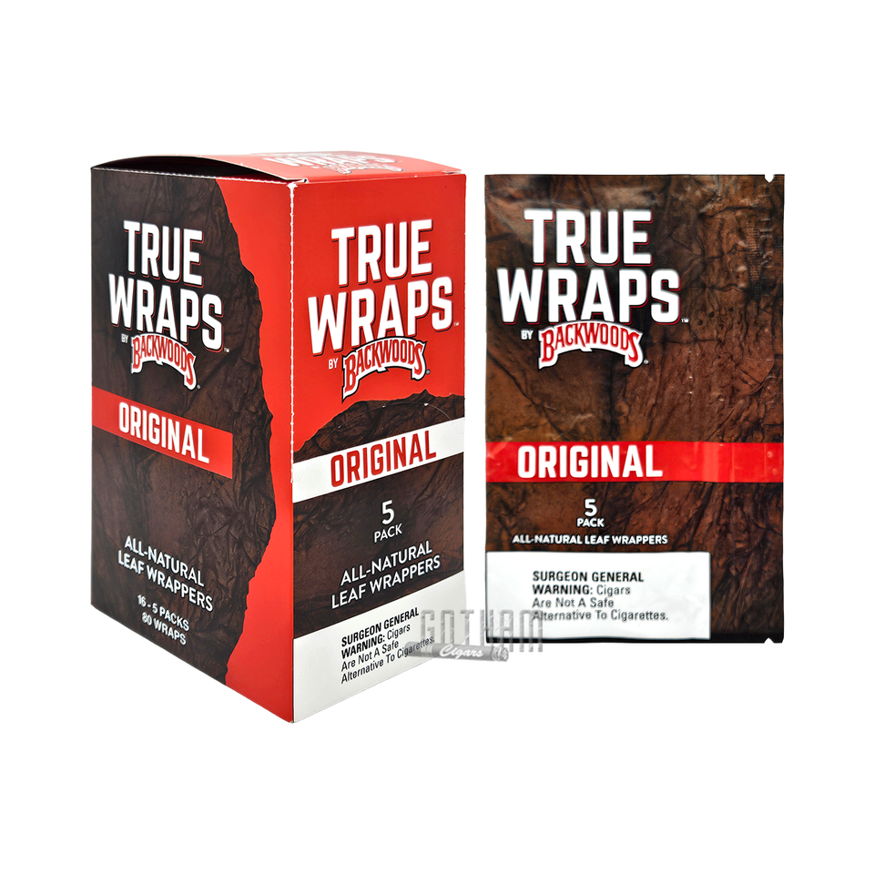 Backwoods True Wraps Original | Classic Rustic Cigars