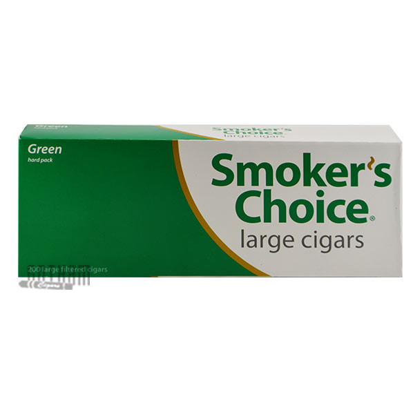 Smoker's Choice Filtered Large Cigars Green Gotham Cigars