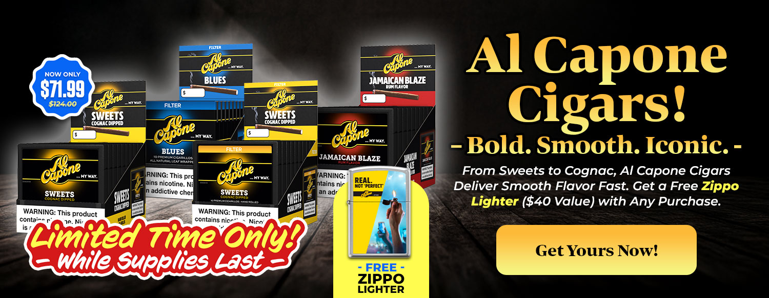 Al Capone Cigars! Bold. Smooth. Iconic.