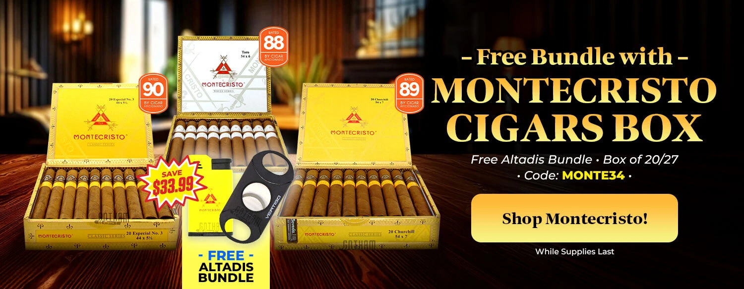 Free Bundle with Montecristo Cigars Box purchase with Code