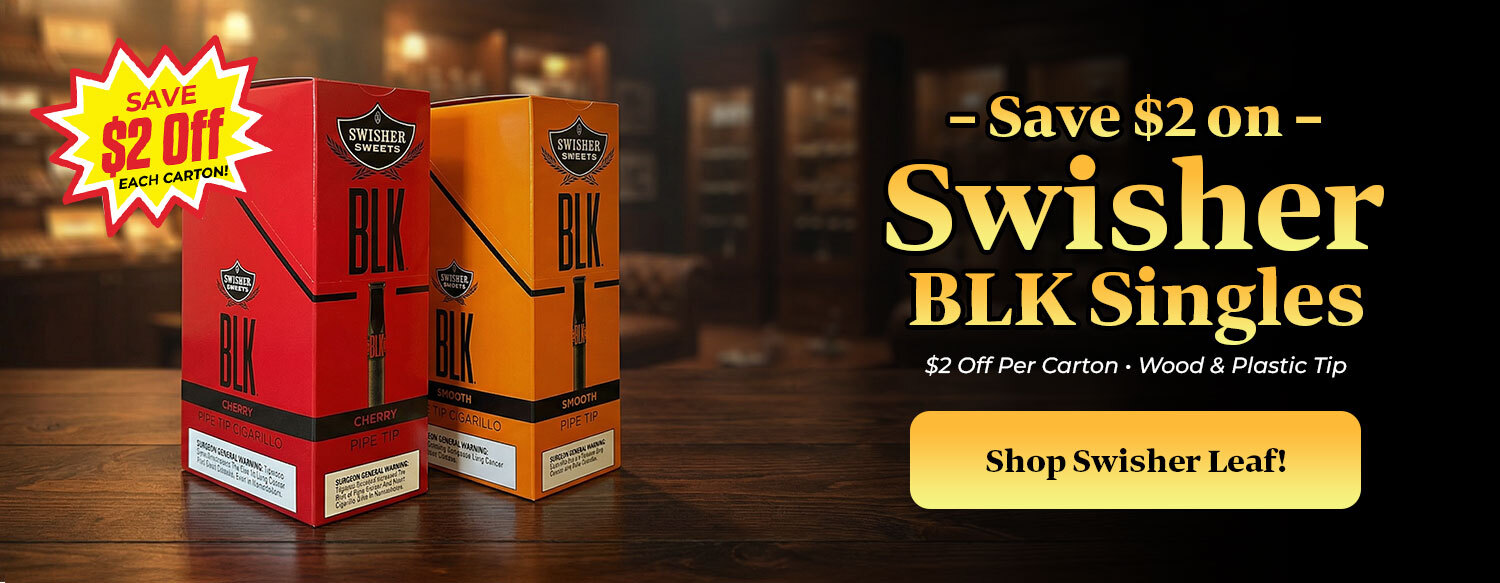 Save $2 on Swisher BLK Singles