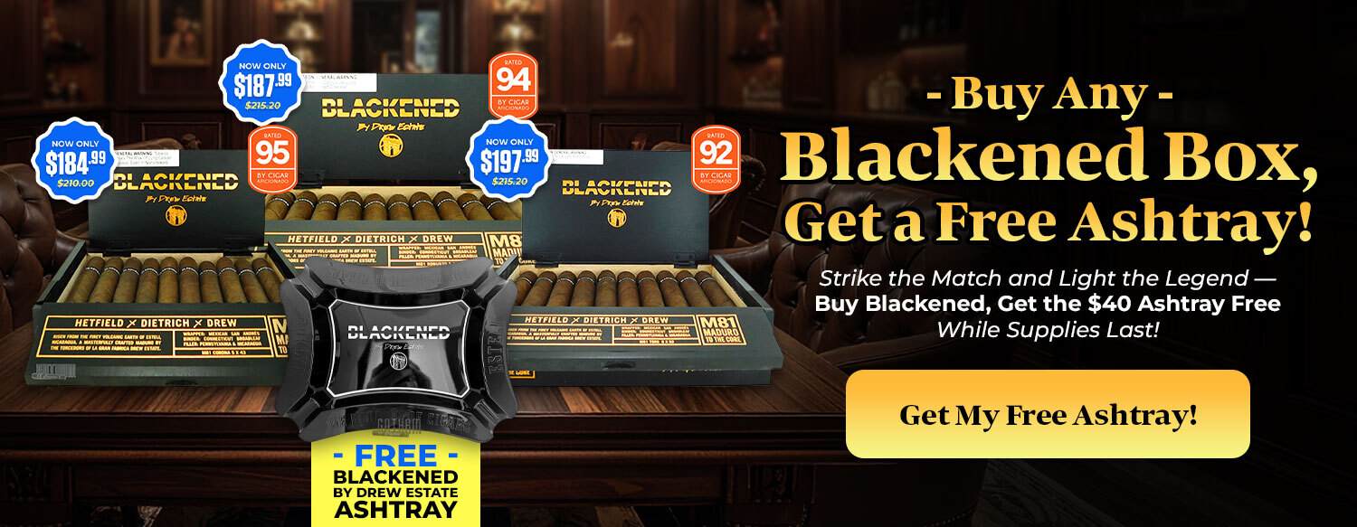 Free Blackened Ash Tray