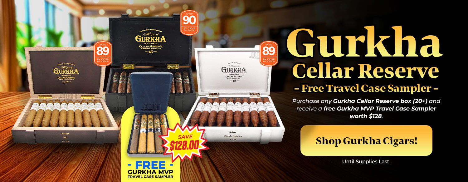 Gurkha Cellar Reserve Free Travel Case Sampler