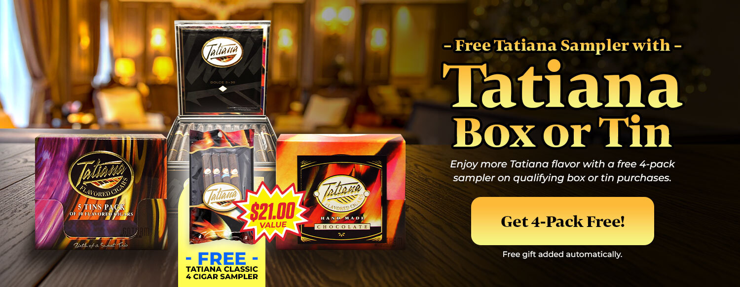 Free Tatiana Sampler with Tatiana Box or Tin!