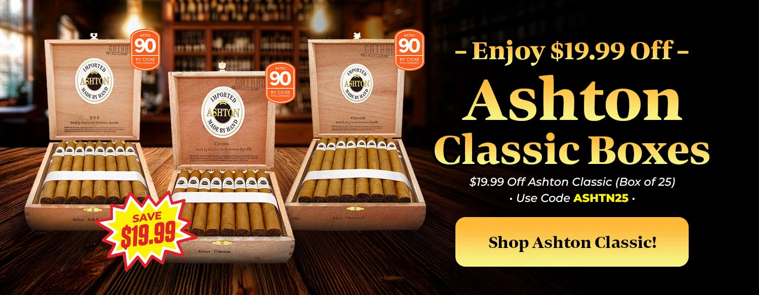 Enjoy $19.99 Off for Ashton Classic Boxes with Coupon Code