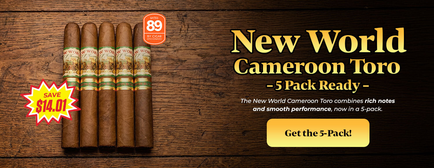 New World Cameroon Toro 5 Pack Ready