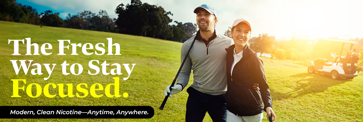 The Fresh Way to Stay Focused. Modern, Clean Nicotine-Anytime, Anywhere.