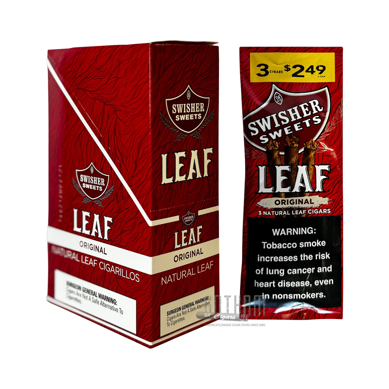 新品未使用！Swisher sweets Classic 一箱！ Swisher Sweets Original Robusto Homogenized Tobacco Leaf Box