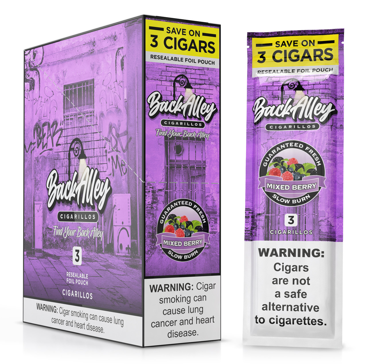 Back Alley Cigarillos Mixed Berry | Gotham Cigars