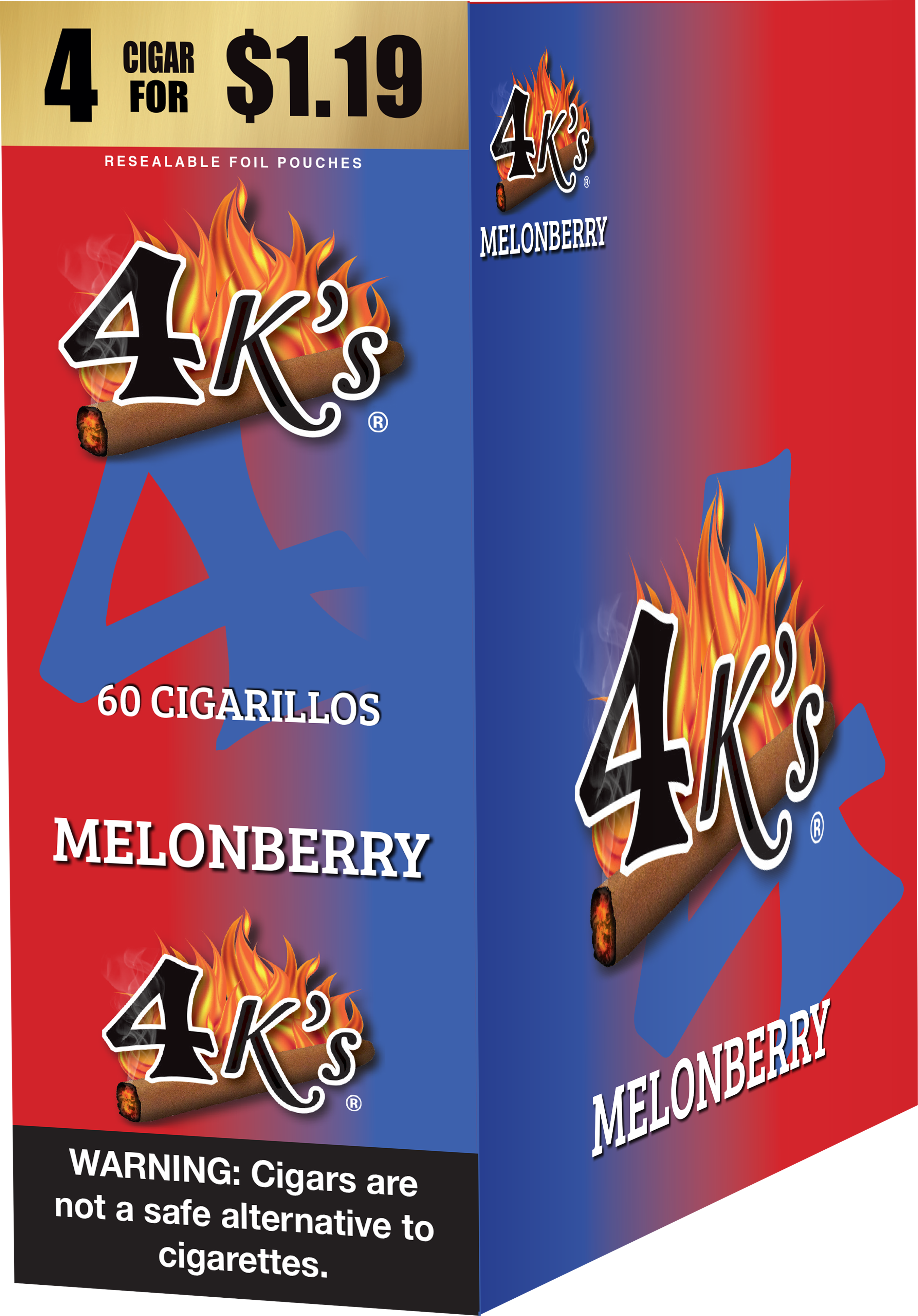 Good Times 4Ks Cigarillos Melon Berry | Gotham Cigars
