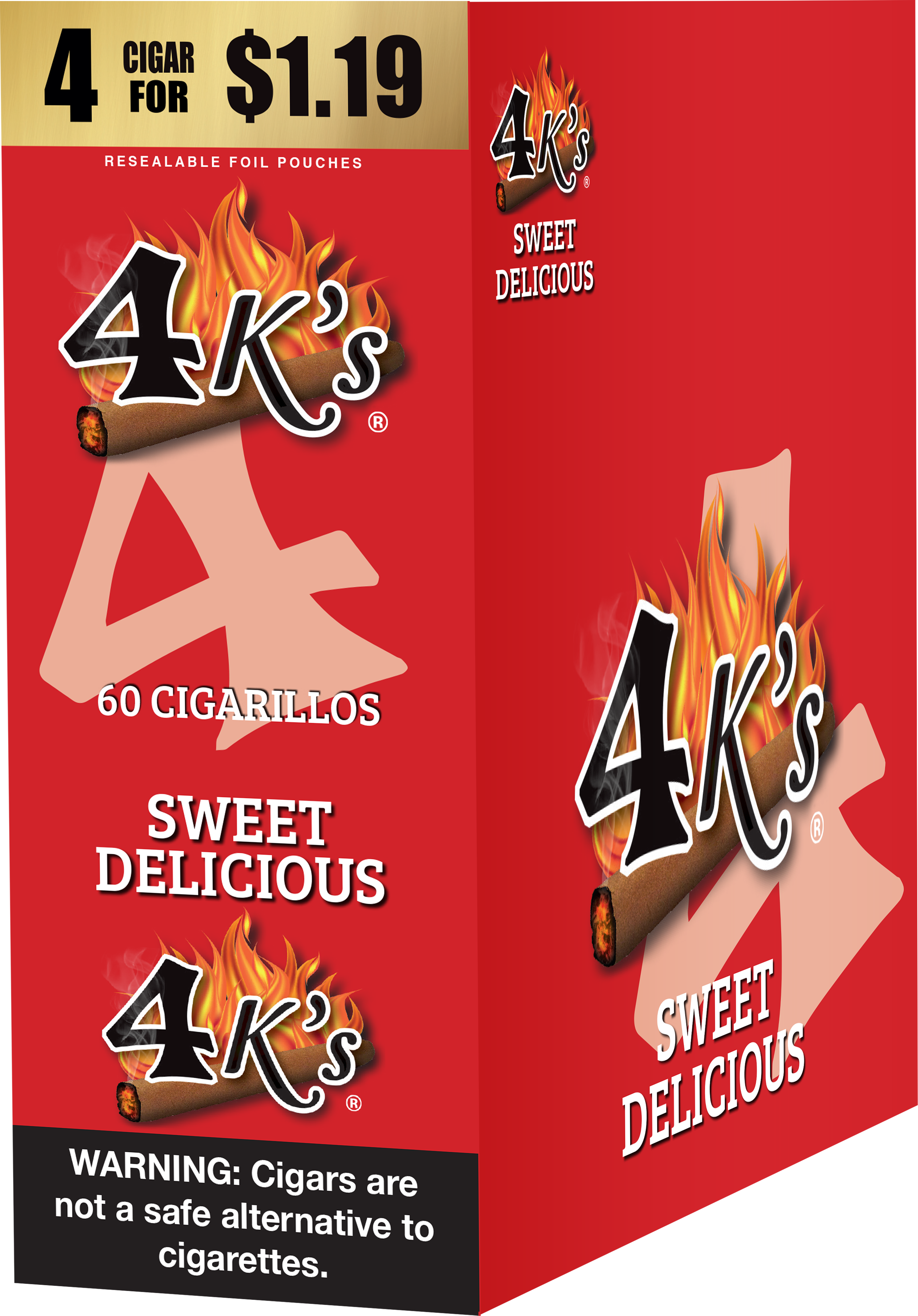 4k tobacco Good Times 4K's Cigarillos Diamond Good Times 4K's Cigarillos Black