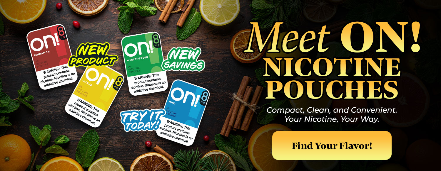 Meet ON! NICOTINE POUCHES