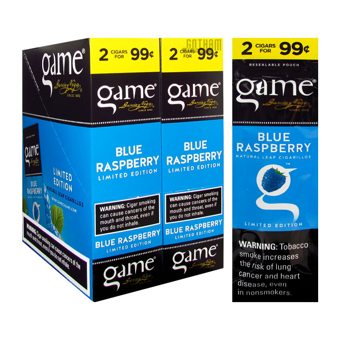 Game Cigarillos Blue Raspberry