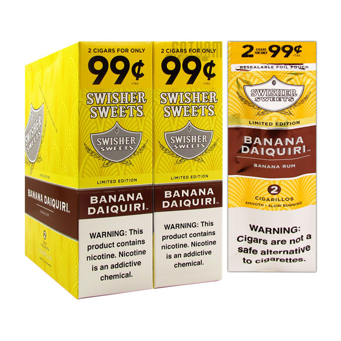 Swisher Sweets Cigarillos Banana Daiquiri