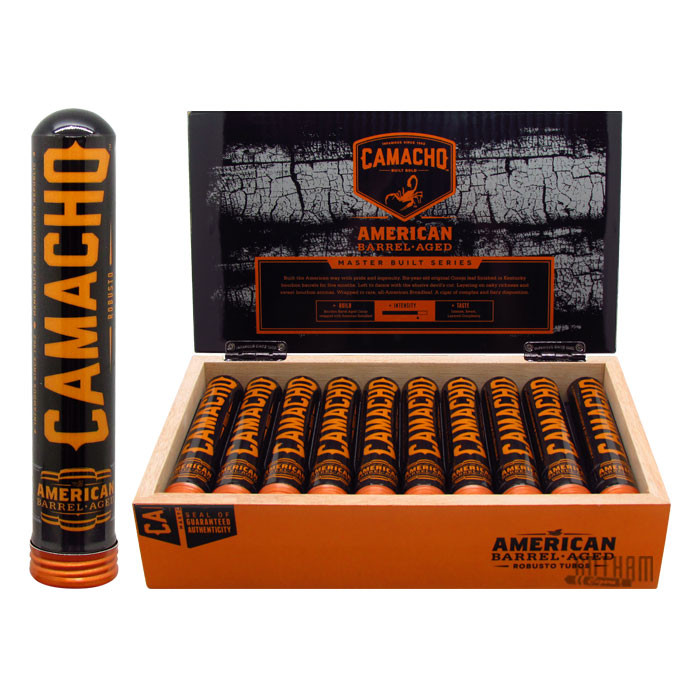 Camacho American Barrel-Aged Robusto Tubos