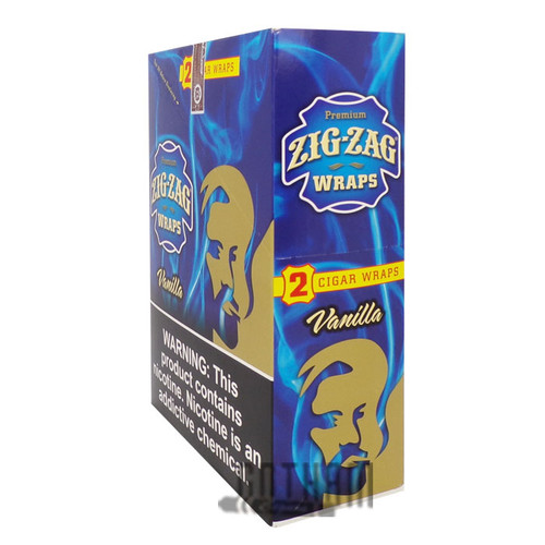 Zig Zag Cigar Wraps 2/25 Vanilla