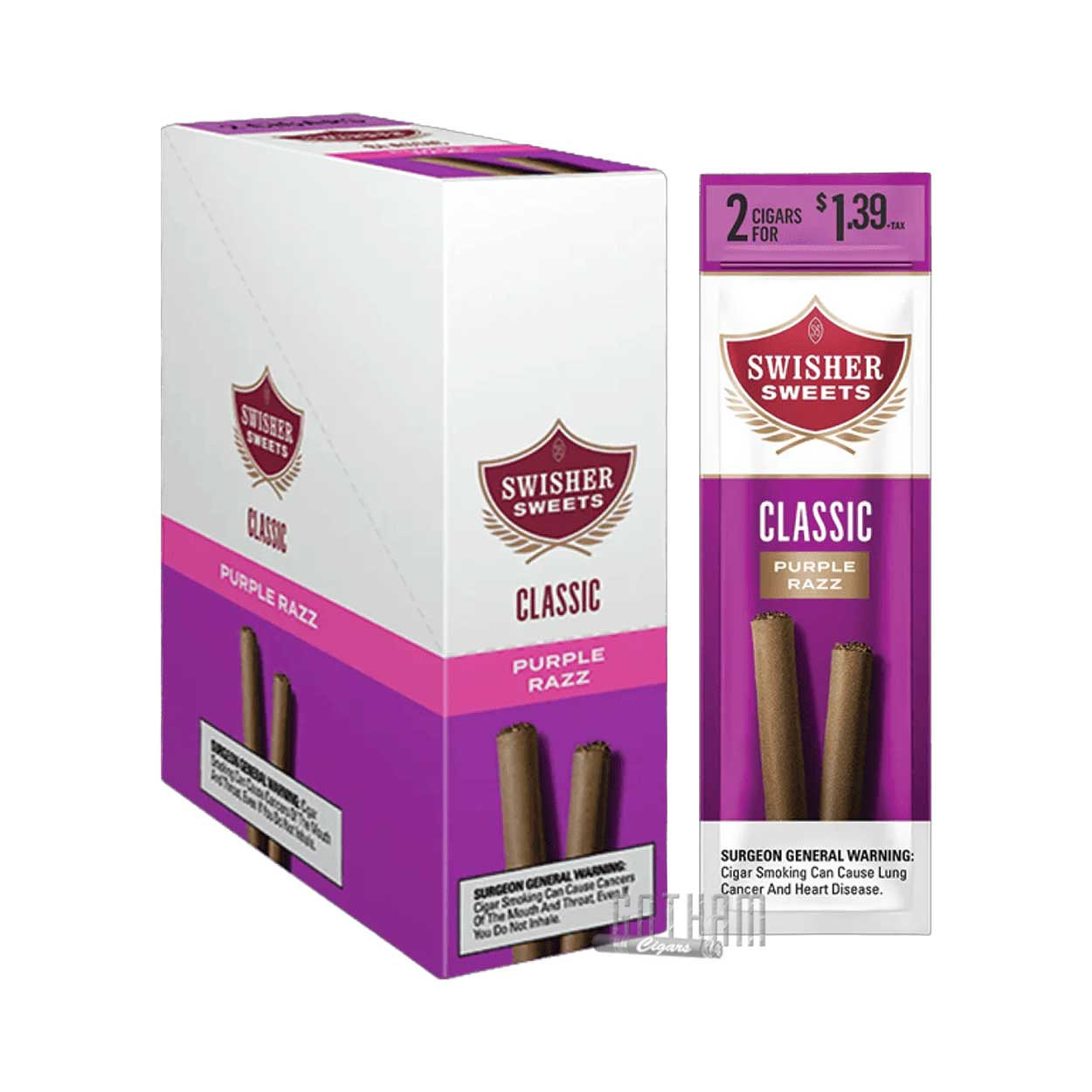 Swisher Sweets Cigarillos Purple Razz