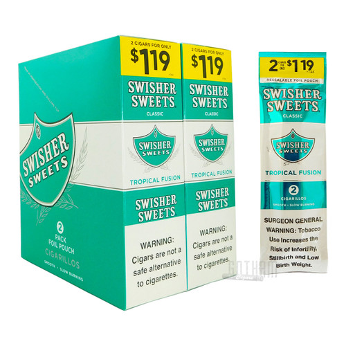 Swisher Sweets Cigarillos Tropical Fusion | Gotham Cigars
