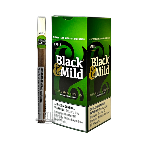black & mild homogenized tobacco wrapper Filter Tips 110mm Box of 25 Black & Mild Natural Wrap