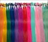 Fun fantasy hair extensions, pink, purple, red, orange, blue and more
