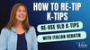 How to Re-tip K-tips with Italian Keratin