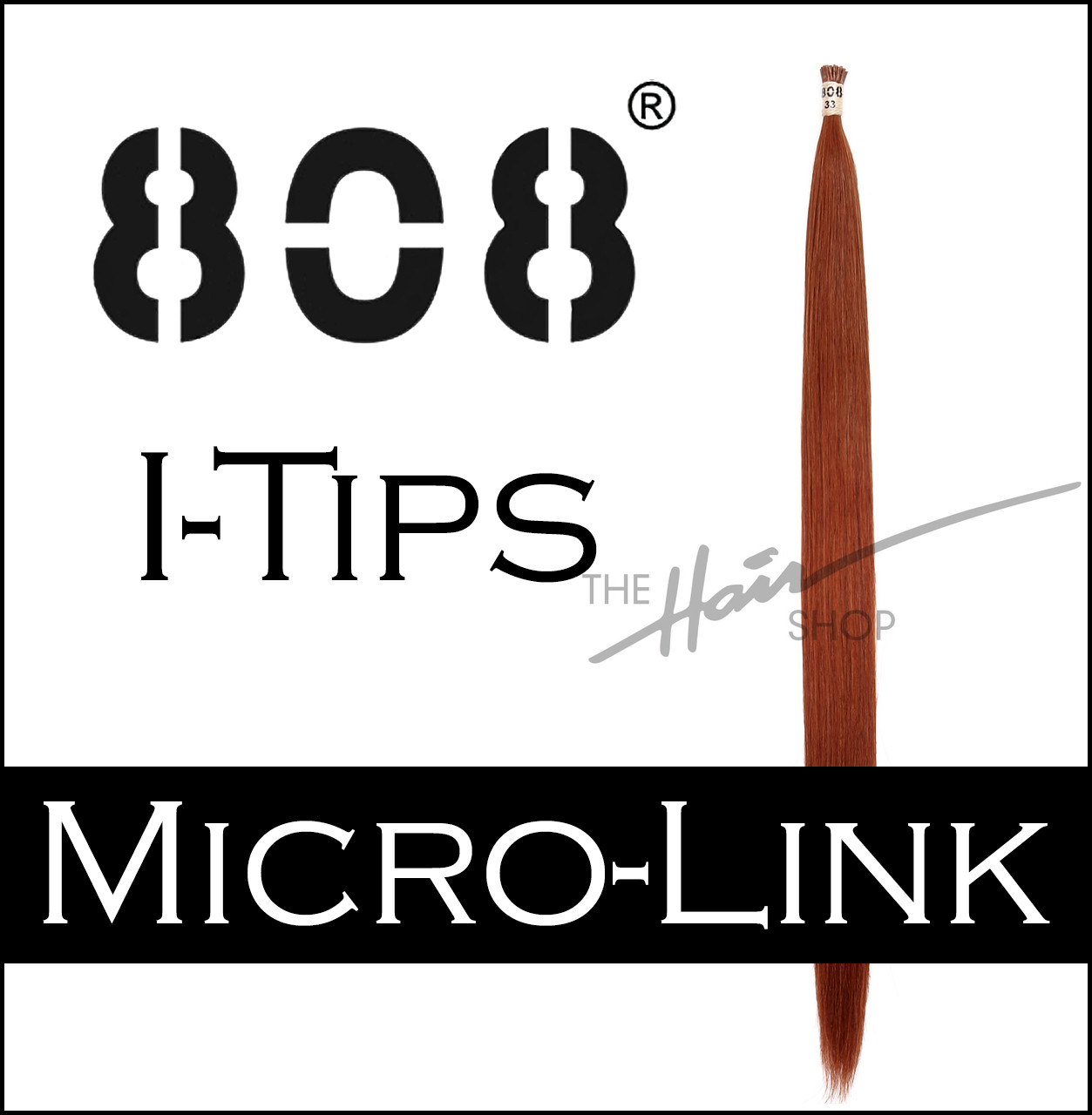 808 I-Tip hair extensions