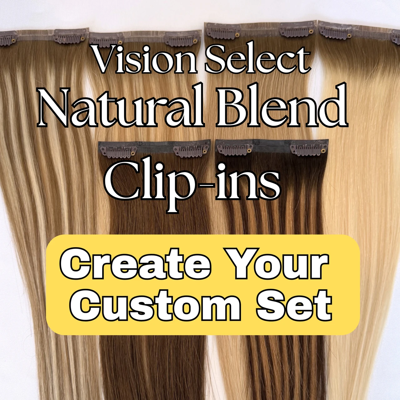 Vision Select Natural Blend Clip-ins