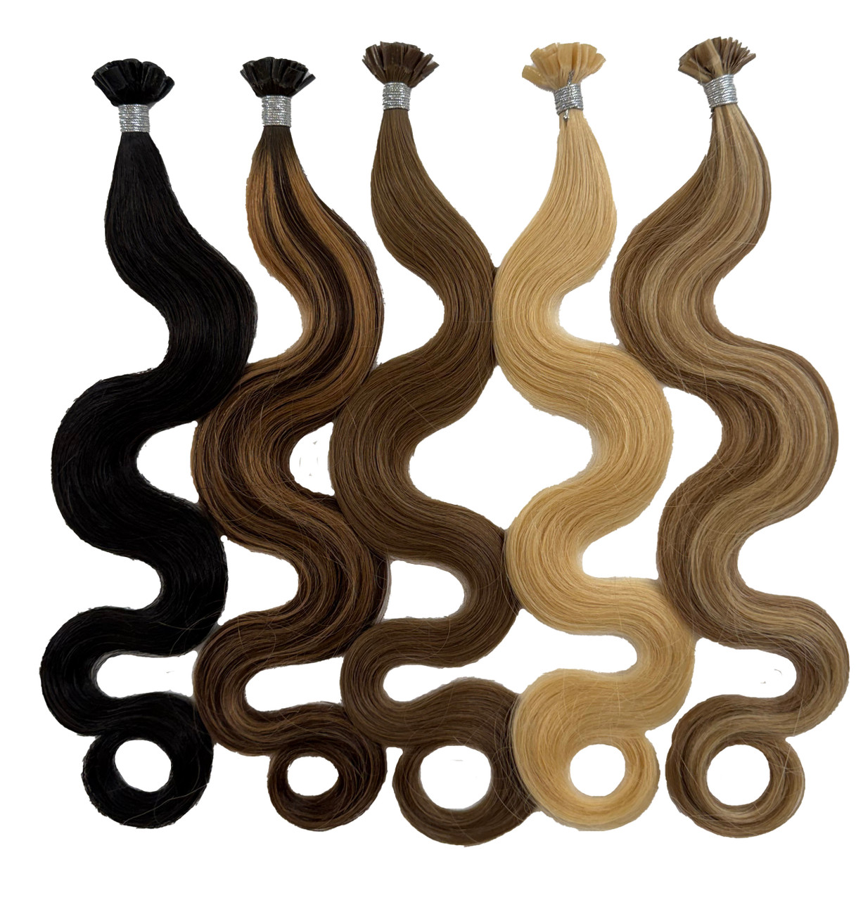 Vision Select K-tips, Body Wave, Premium Human Remy Hair, 25 strands