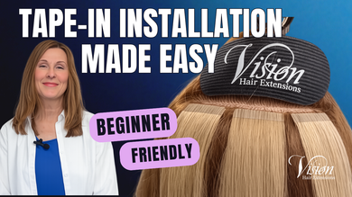 How to Apply Tape-In Hair Extensions | Professional Step-by-Step Tutorial