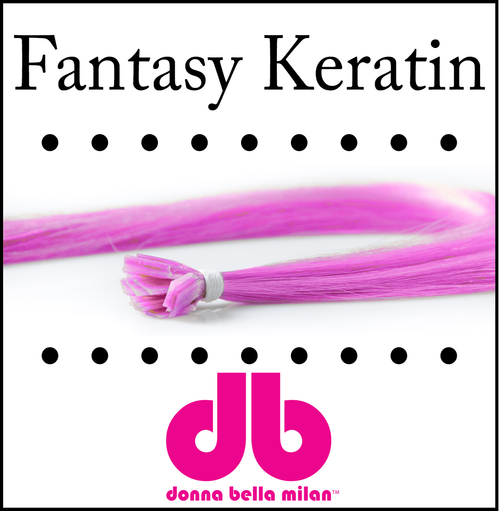 Donna Bella Kera-link Fantasy fusion, 20 strands, 18"