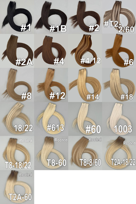 Genius Wefts 50g-60g  (1/2 weft) Hand Tied Application