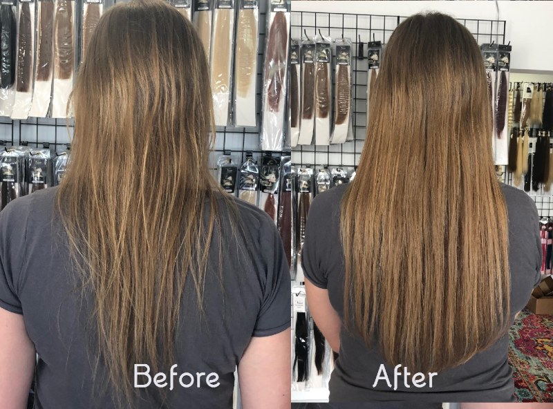 Professional Hair Extension Application Removal