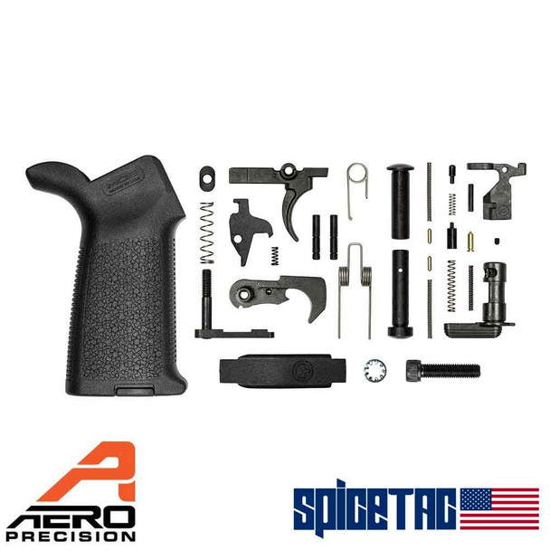 Aero Precision AR15 MOE Lower Parts Kit Black