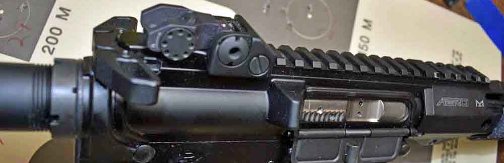 Raptor Charging Handle Paired With Slick Side Upper For Easy Charging Raptor Charging Handle Paired With Slick Side Upper For Easy Charging