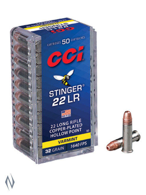 CCI 22LR Stinger 32gr CPHP 1640FPS