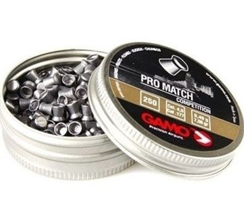 Gamo Pro-Match .22 (flat) 250 Tin Prem Pellets TBD