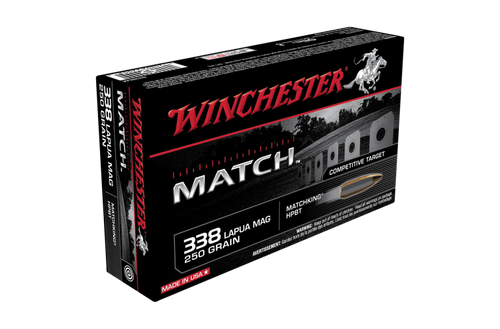 Winchester Match 338LAPMAG 250gr HPBT