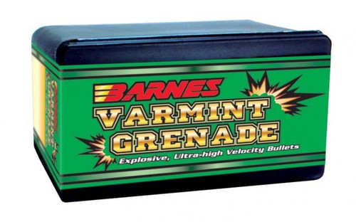 Barnes Varmint Grenade .22Cal .224" 50gr FB 100pk