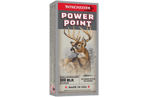 Winchester Power Point 300 Black Out 200gr Subsonic PP