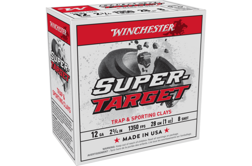 Winchester Super Target 12ga 1350fps 8 2 3/4" 28gm Slab