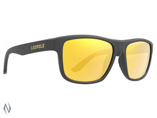 LEUPOLD SUNGLASSES KATMAI MATTE BLACK ORANGE MIRROR XXXX