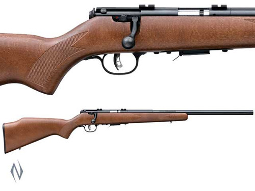 SAVAGE 93 R17 17 HMR GV BLUED WOOD VARMINT