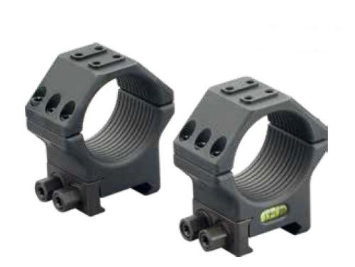 Tactical HP Picatinny Rings 30mm w/ Level (10mm High)