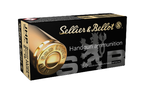 Sellier & Bellot 9MM 115gr JHP 50pk
