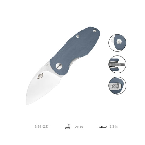 Olight Parrot 3.7" Stainless Folding Pocket Knife