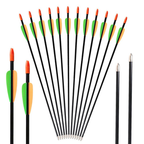 RedZone Fiberglass Target Arrow Blue & White 12 Pack