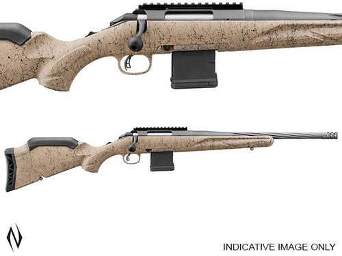 RUGER AMERICAN GEN II RANCH 6MM ARC 16" + MUZZLE BRAKE 10 SHOT